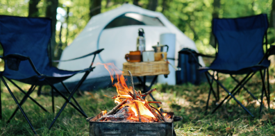 Tent and camping chairs 